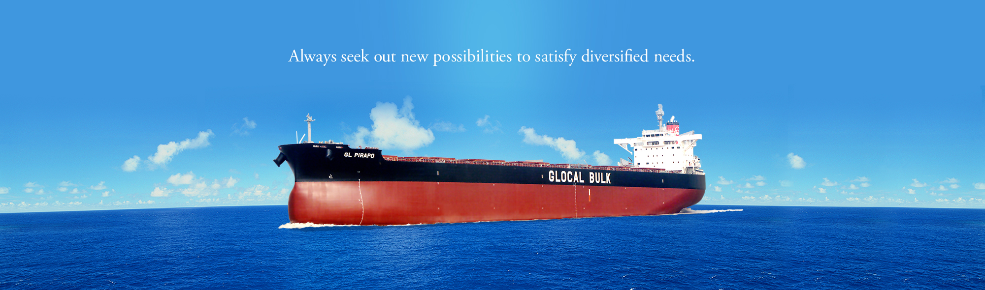 Always seek out new possibilities to satisfy diversified needs.